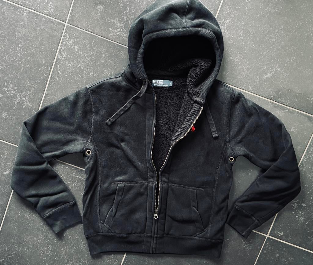 Ralph Lauren “hoodie / jas” maat M, Ophalen, Zo goed als nieuw, Maat 48/50 (M), Zwart