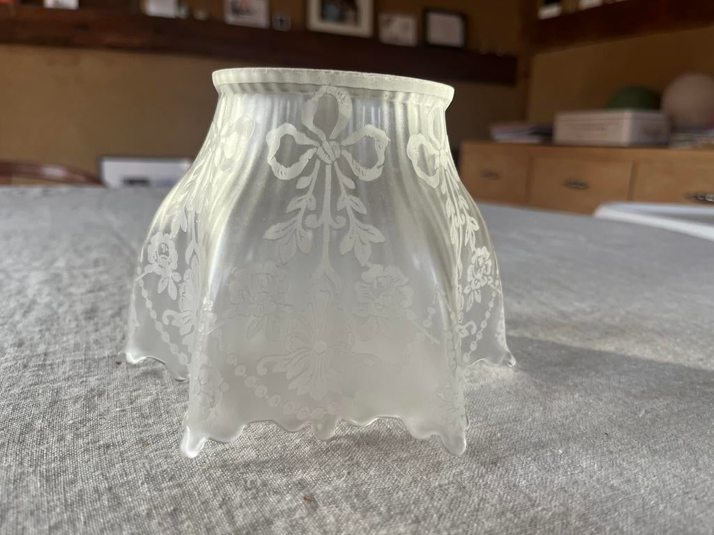 Petit abat-jour en verre, Moins de 25 cm, Autres couleurs, Comme neuf, Enlèvement