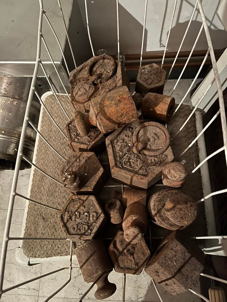 Oude gewichten, Antiek en Kunst, Antiek | Gereedschap en Instrumenten, Ophalen