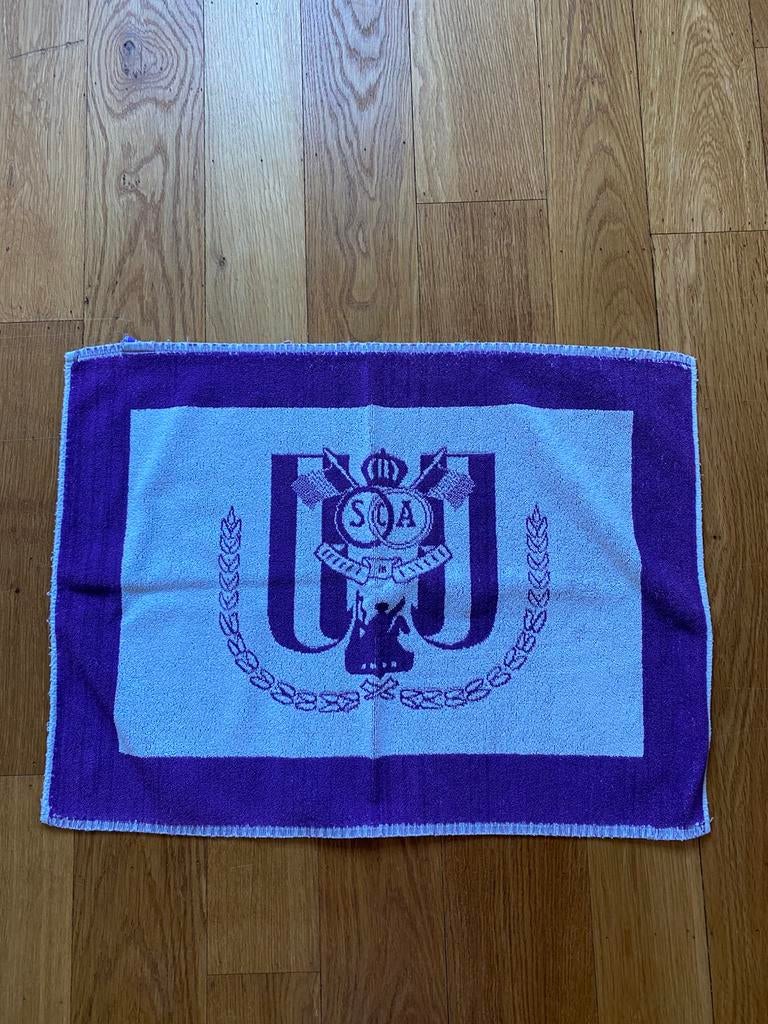 Vintage Anderlecht handdoek/ badmat, Verzamelen, Ophalen, Gebruikt, Overige typen