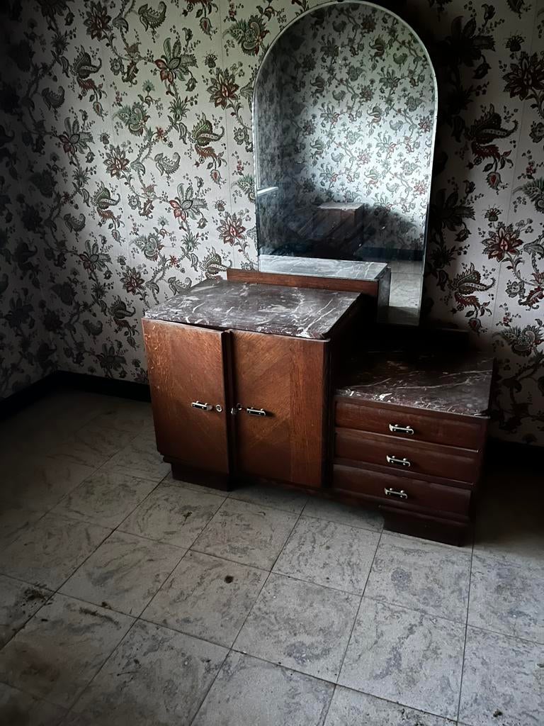 Antieke kaptafel, Ophalen, Gebruikt, 100 tot 150 cm, 100 tot 150 cm