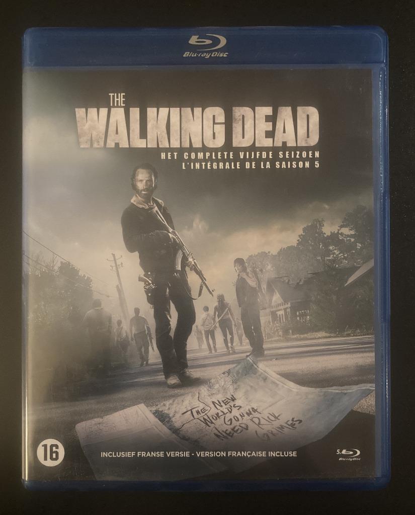 5 X Blu-Ray Disc " THE WALKING DEAD " Seizoen 5, Cd's en Dvd's, Blu-ray, Ophalen of Verzenden, Zo goed als nieuw, Drama, Boxset
