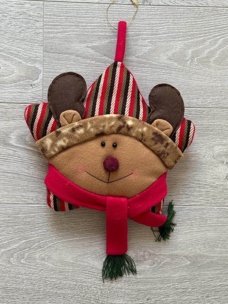 Kerstster knuffel rendier, Ophalen of Verzenden, Nieuw