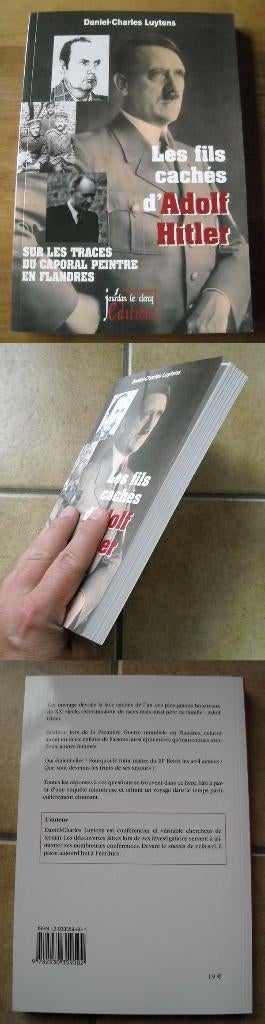 Les fils cachés d' Adolf Hitler (D.-C. Luytens), Livres, Histoire mondiale, Utilisé, Europe, 20e siècle ou après, Enlèvement ou Envoi