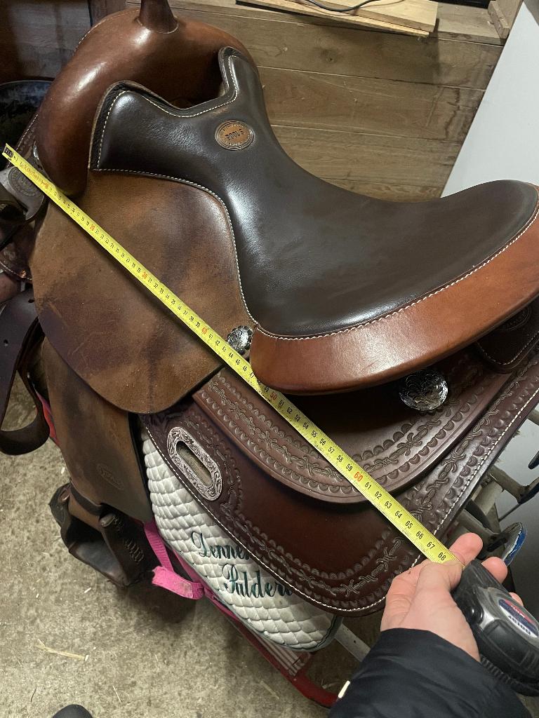 Westernzadel Pools 17 inch, Dieren en Toebehoren, Ophalen, Gebruikt, Western