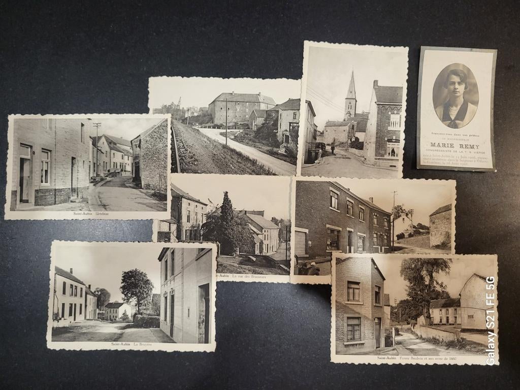 Lot de 8 cartes postales de Florennes Saint-Aubin, Collections, Enlèvement ou Envoi