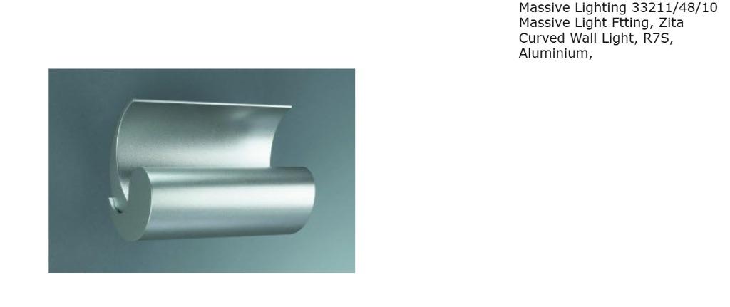 Lampe murale massive Zita curved New modern 2013, Maison & Meubles, Enlèvement ou Envoi, Comme neuf, Verre, New modern