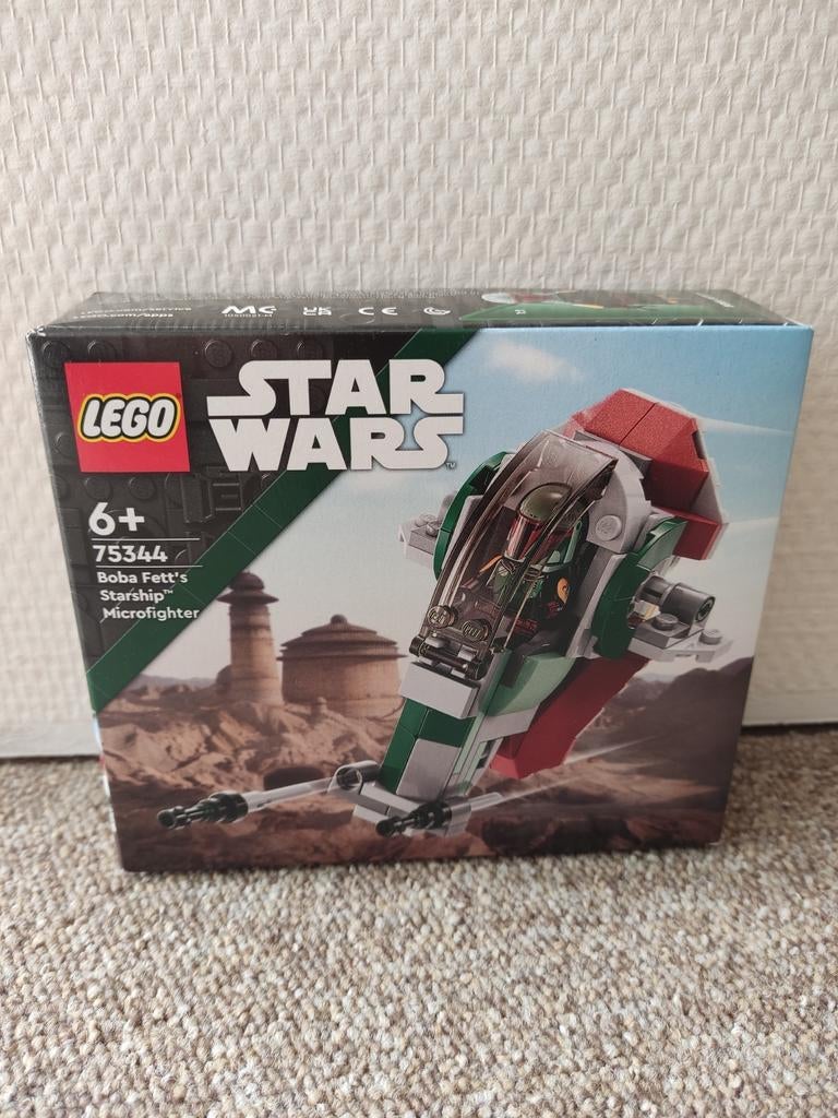 Lego Star Wars 75344 Boba Fett's Starship Microfighter, Ophalen of Verzenden, Nieuw, Complete set, Lego