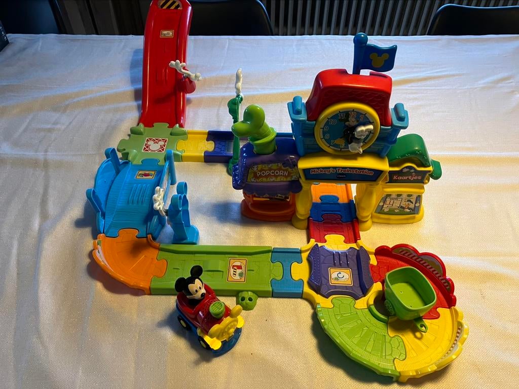 Vtech Toet toet Mickey Mouse Treinstation, Ophalen, Zo goed als nieuw, 2 tot 4 jaar