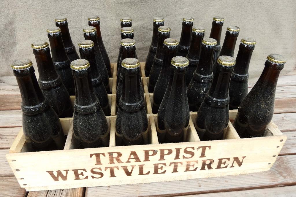 Trappist Westvleteren 12 — Vintage krat 24 flessen (2010-11), Verzamelen, Biermerken, Ophalen, Zo goed als nieuw, Overige typen