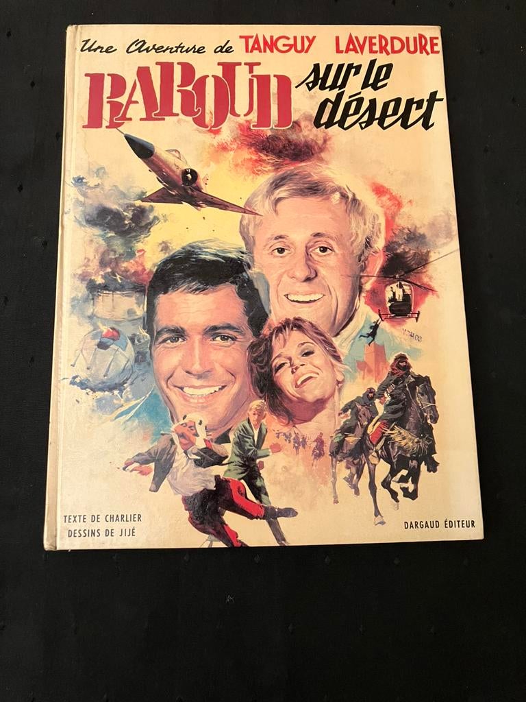 Tanguy et Laverdure T14 - Baroud on the desert - EO 1970., Livres, BD, Enlèvement ou Envoi, Une BD, Comme neuf, Jijé
