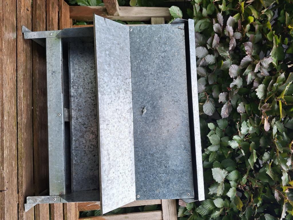 Mangeoire à poulets galvanisée, Animaux & Accessoires, Enlèvement, Comme neuf, Abreuvement et Alimentation