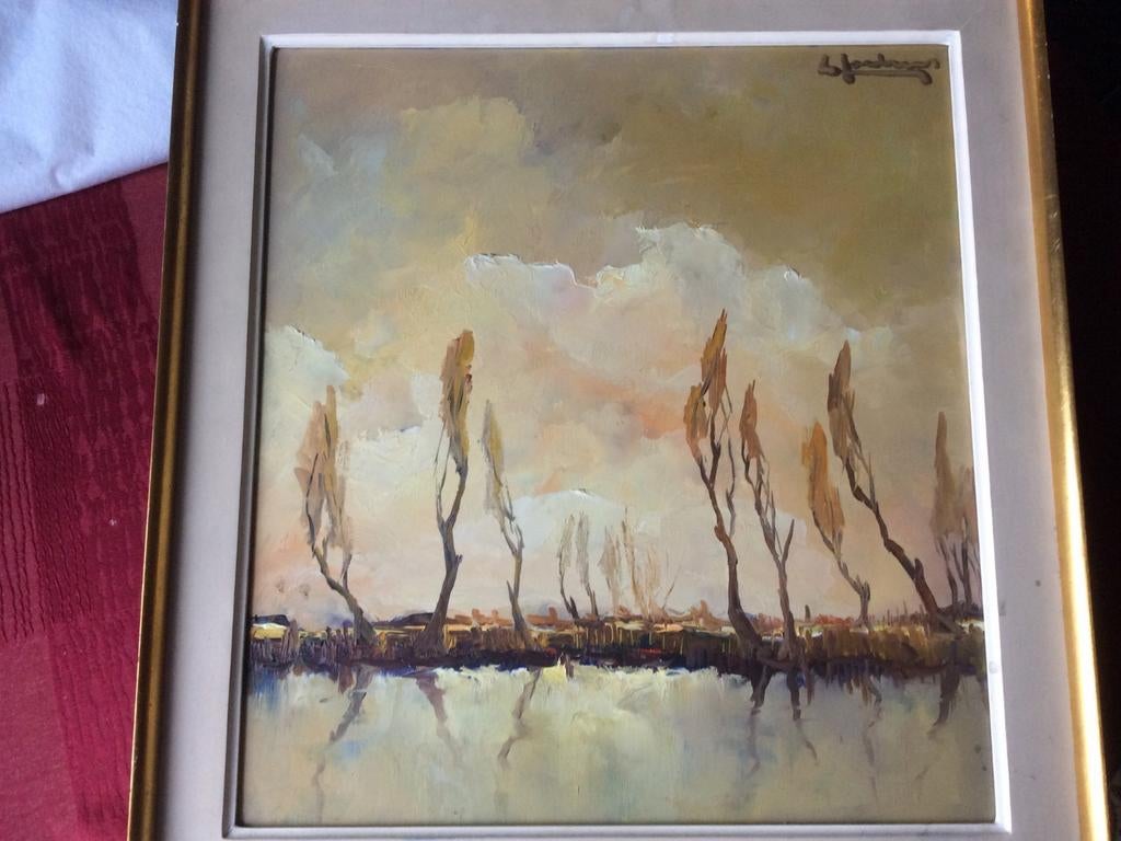 JORDAENS, rivier landschap, Antiek en Kunst, Kunst | Schilderijen | Klassiek, Ophalen of Verzenden