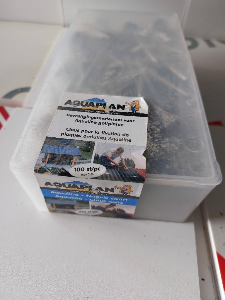 Nagels voor Aqualine golfplaten, Zwart, Overige typen, Nieuw, Ophalen of Verzenden