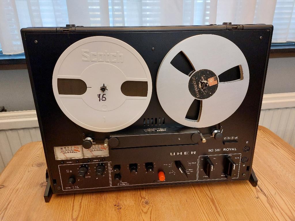 Magnétophone Uher 561 Royal, TV, Hi-fi & Vidéo, Enregistreurs audio, Magnétophone, Avec protection anti-poussière, Avec bandes