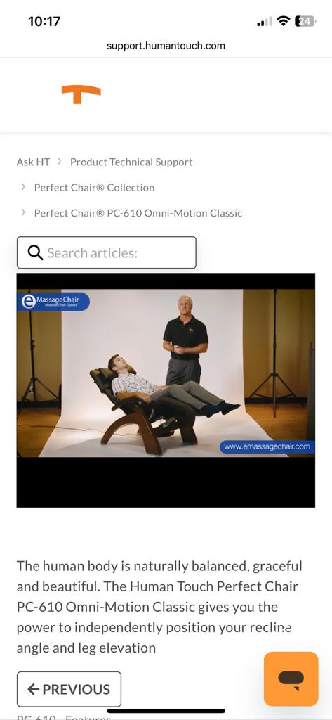 ELEKTRISCHE RELAXSTOEL (NASA-TECHNOLOGIE), Ophalen, Zo goed als nieuw, 0 gravity, Leer