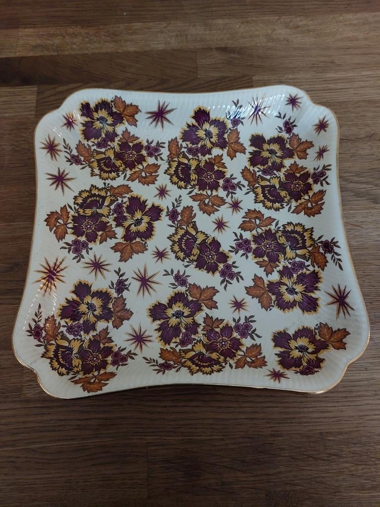 Plat Boch frères.27cm27 cm, Antiquités & Art, Enlèvement