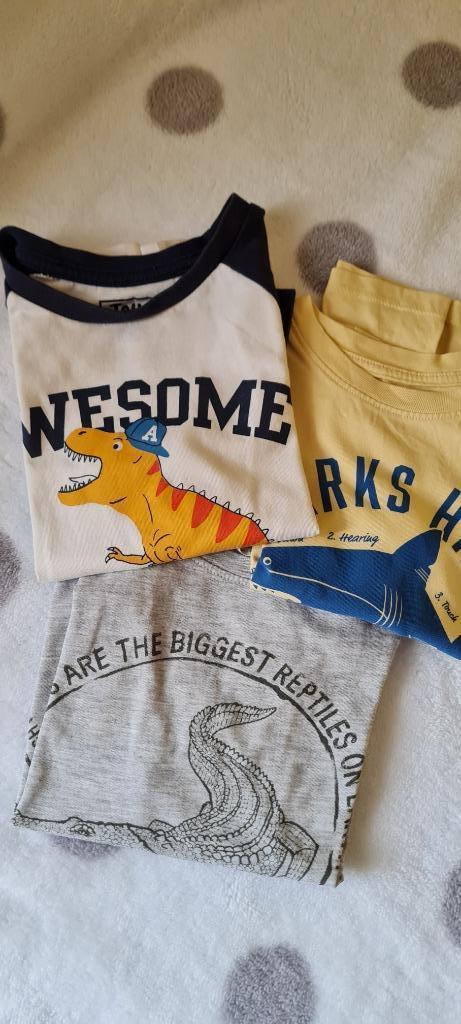 pakket van 3 kleuter t-shirts, mt 104, Kinderen en Baby's, Kinderkleding | Maat 104, Ophalen, Gebruikt, Jongen, Shirt of Longsleeve