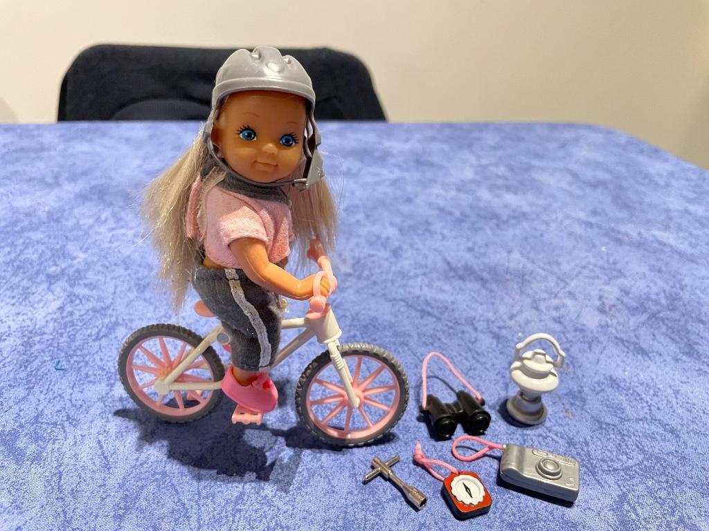 Barbie Shelly vintage - vélo, Enlèvement, Utilisé, Barbie