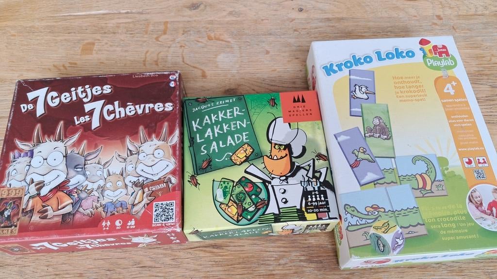 3 spelletjes, Ophalen of Verzenden, Zo goed als nieuw