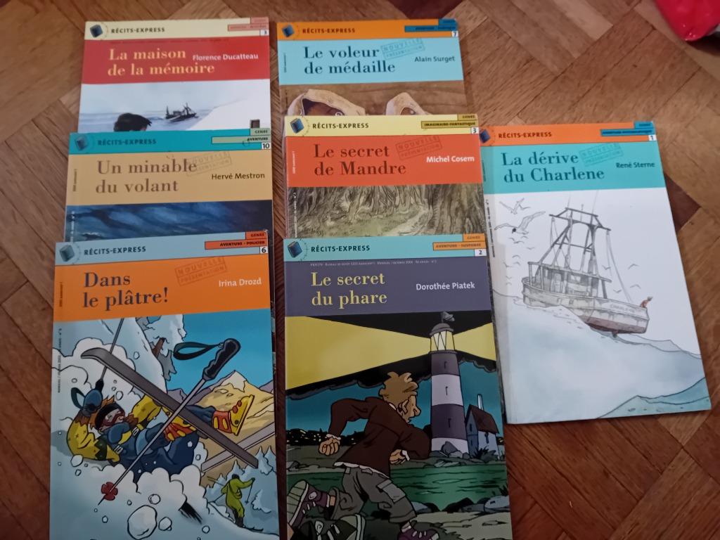 Lot 7 récits express, Livres, Enlèvement ou Envoi