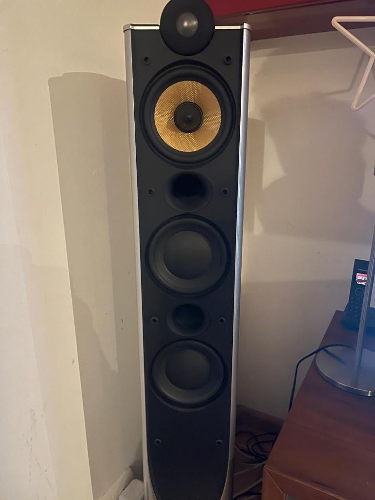 B&W XT4 set (2 stuks), Ophalen, Gebruikt, Bowers & Wilkins (B&W), 120 watt of meer