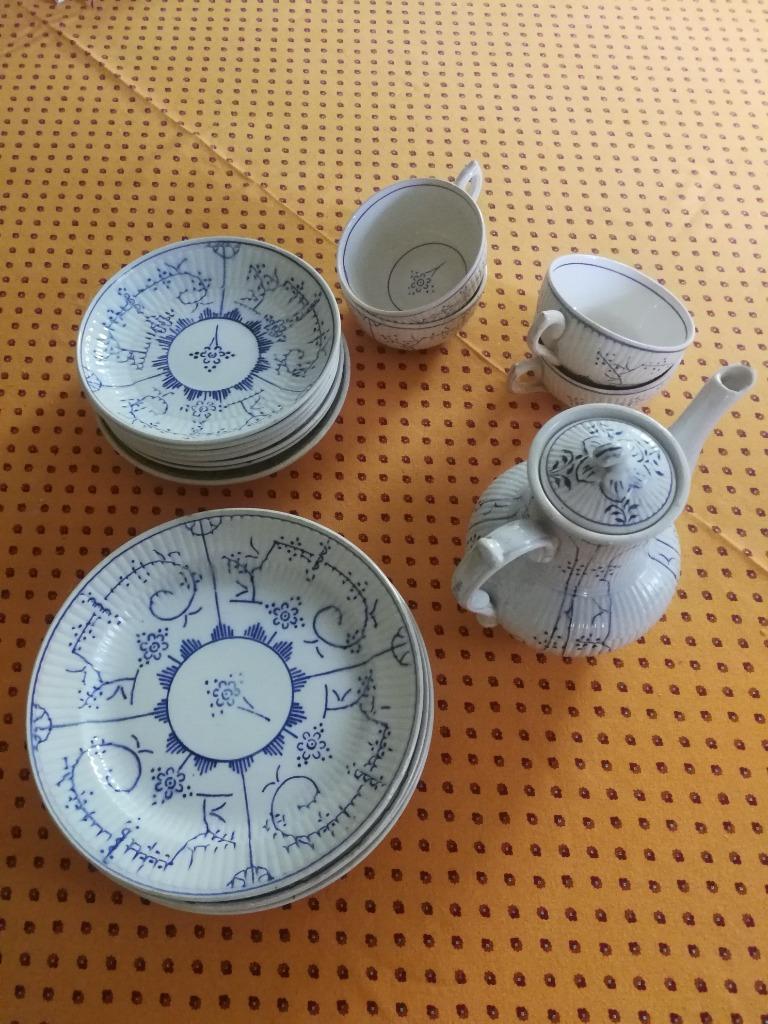 Boch Copenhague Service à thé déssert 4 personnes, Antiquités & Art, Enlèvement ou Envoi