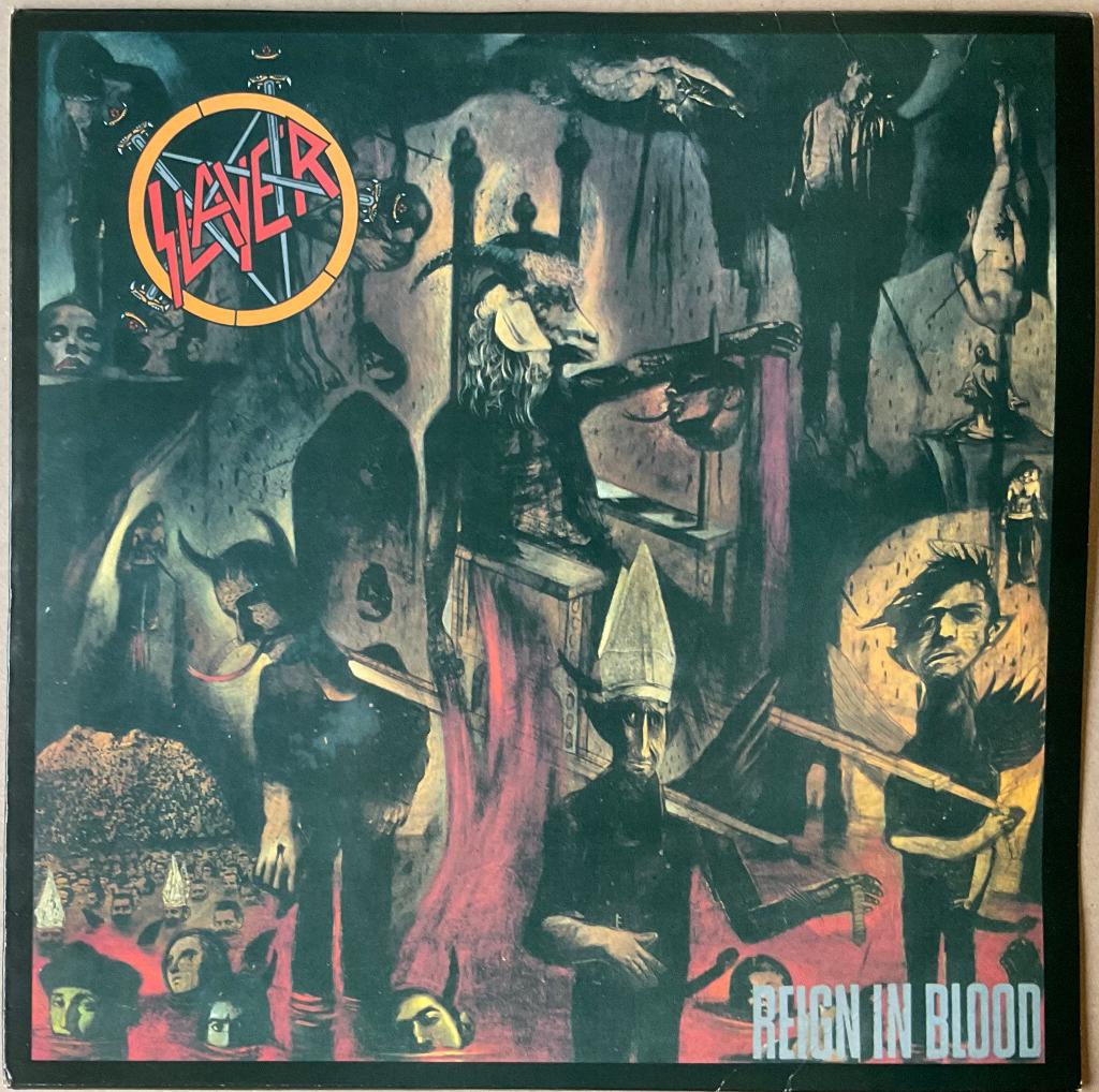 Slayer "Reign in Blood" 1990 (1986), Verzenden, Zo goed als nieuw, 12 inch, Poprock