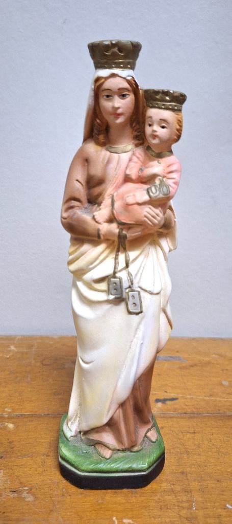 Religieus beeldje Maria met kindje Jezus, Antiek en Kunst, Antiek | Religieuze voorwerpen, Ophalen