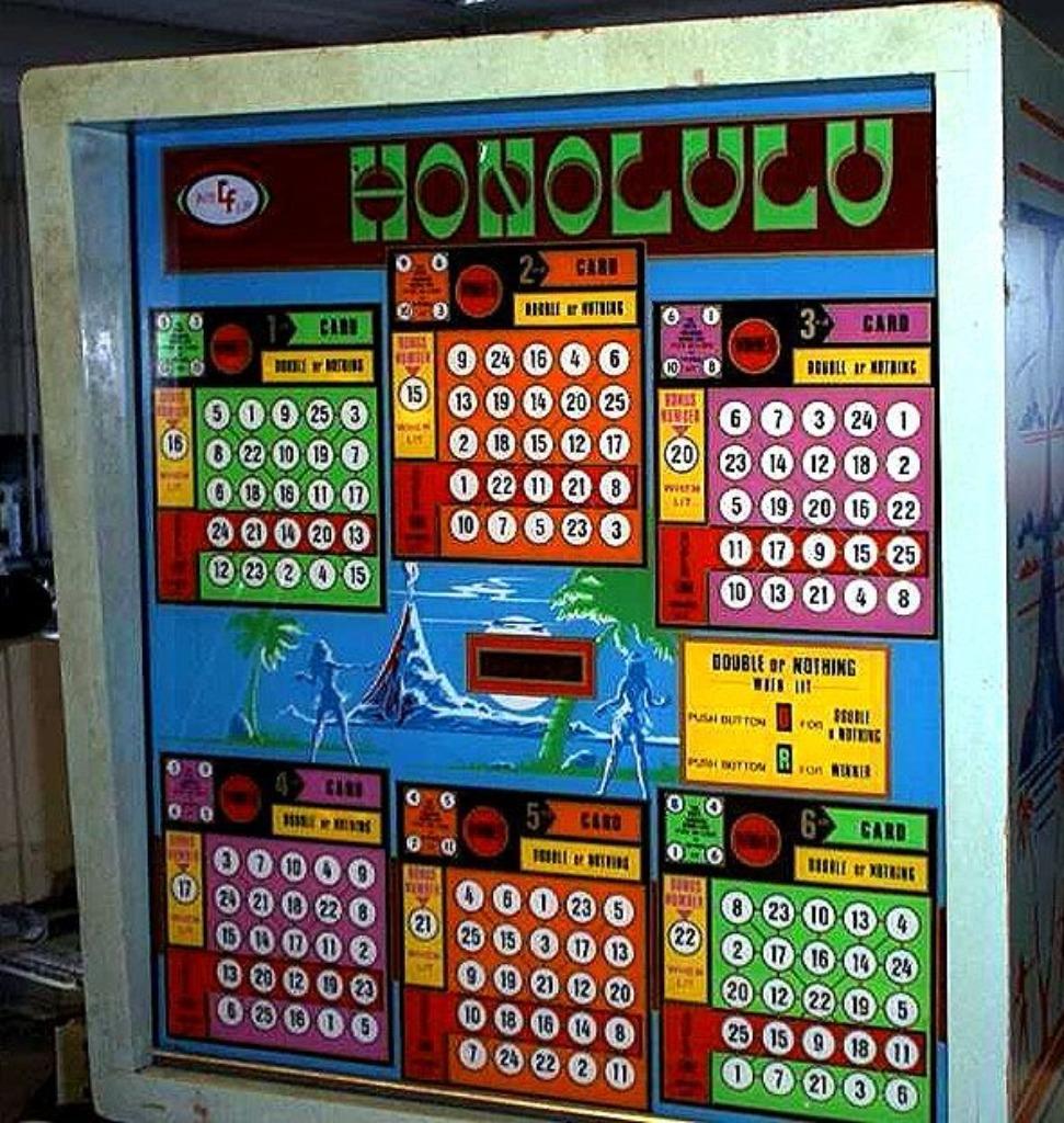 Bingo Honolulu interflip 1985 à réviser, Collections, Enlèvement, Utilisé