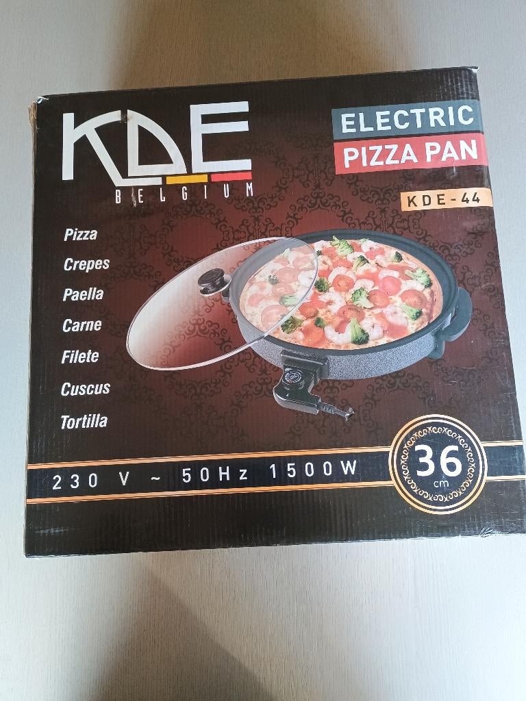 Electrische Pizza Pan KDE Belgium NIEUW, Maison & Meubles, Enlèvement ou Envoi