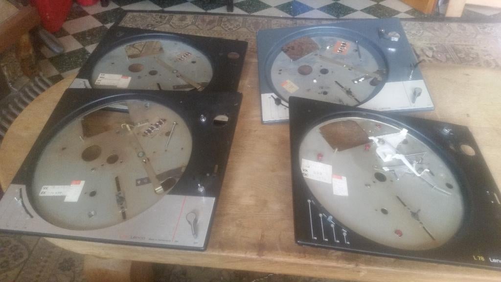 Lenco L 75 - L78 Chassis  lot 4x, TV, Hi-fi & Vidéo, Tourne-disques, Enlèvement ou Envoi