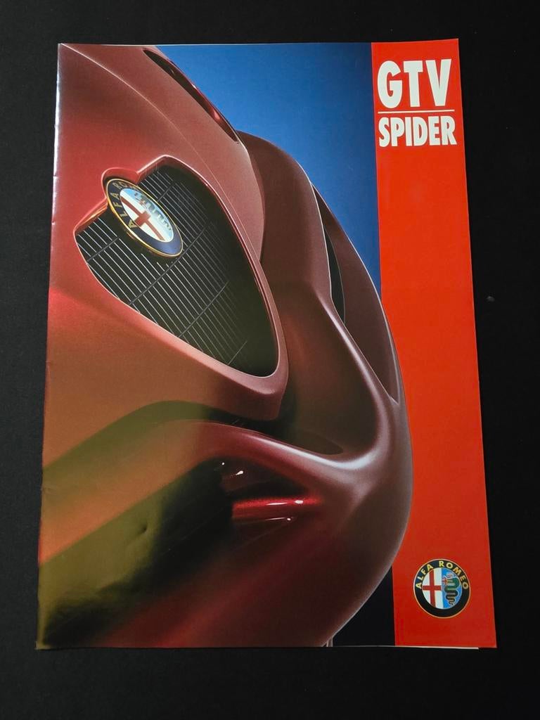 Brochure Alfa Romeo GTV | Spider, Boeken, Auto's | Folders en Tijdschriften, Ophalen of Verzenden, Alfa Romeo