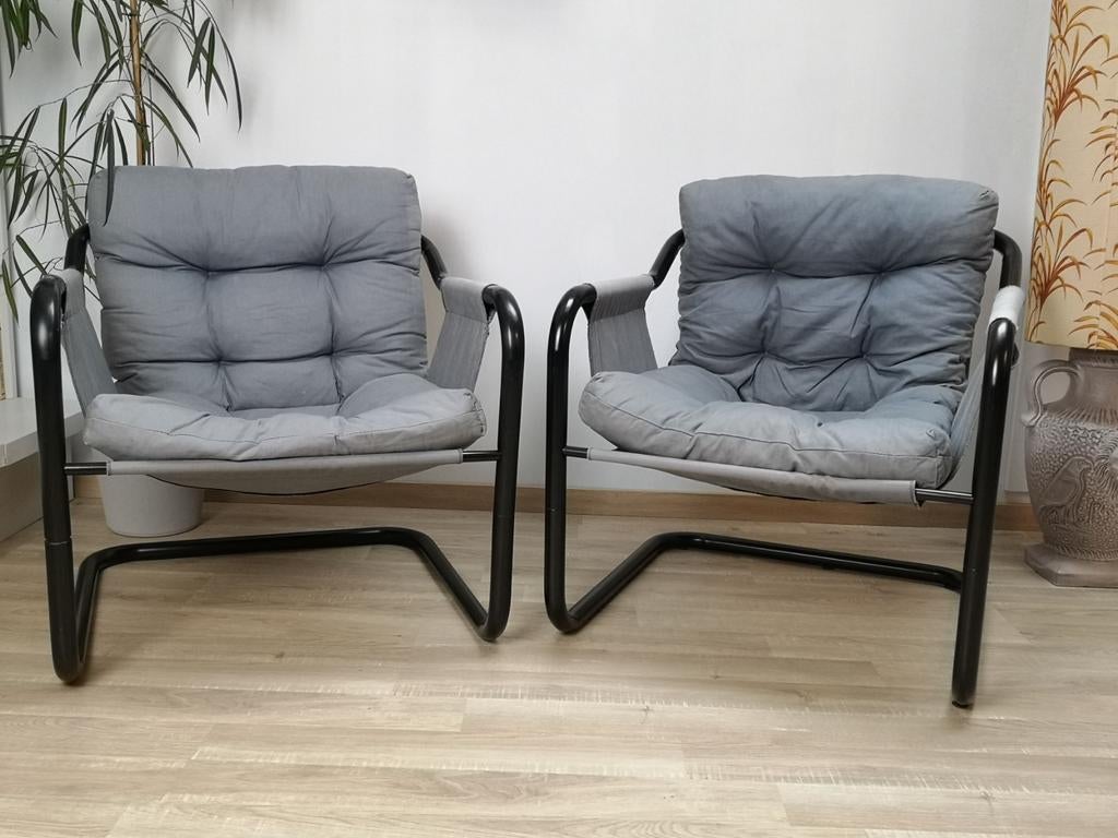 Ensemble de chaises longues tubulaires danoises, Enlèvement