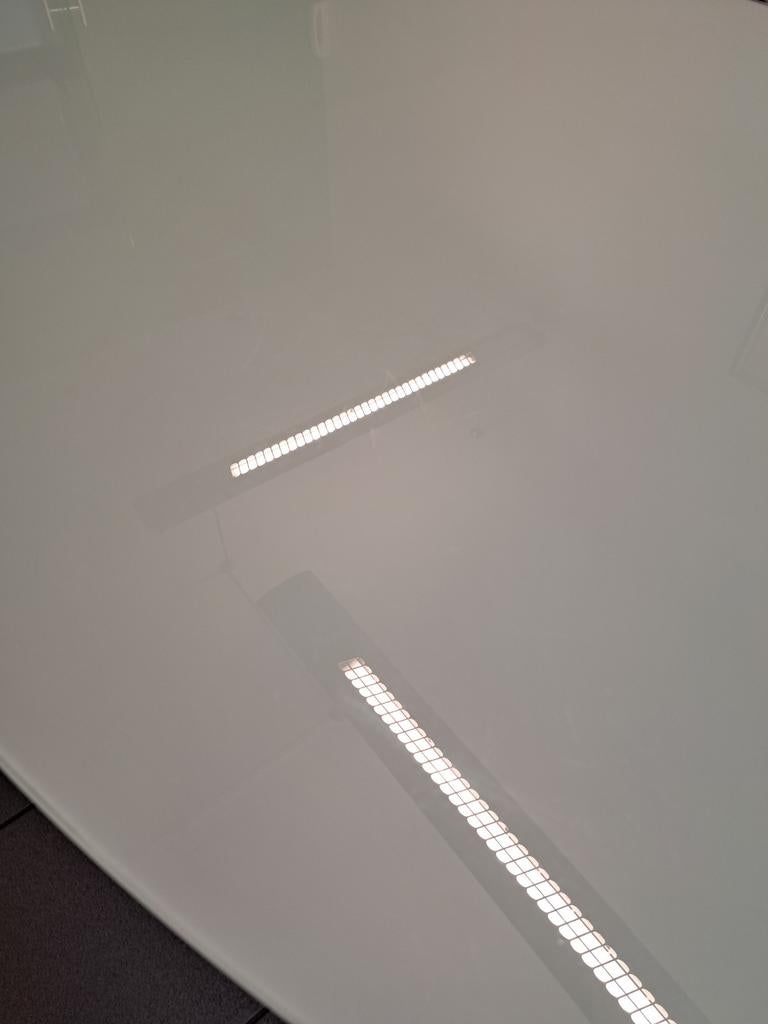 Vergadertafel glazen, Ophalen, Gebruikt, Overige materialen