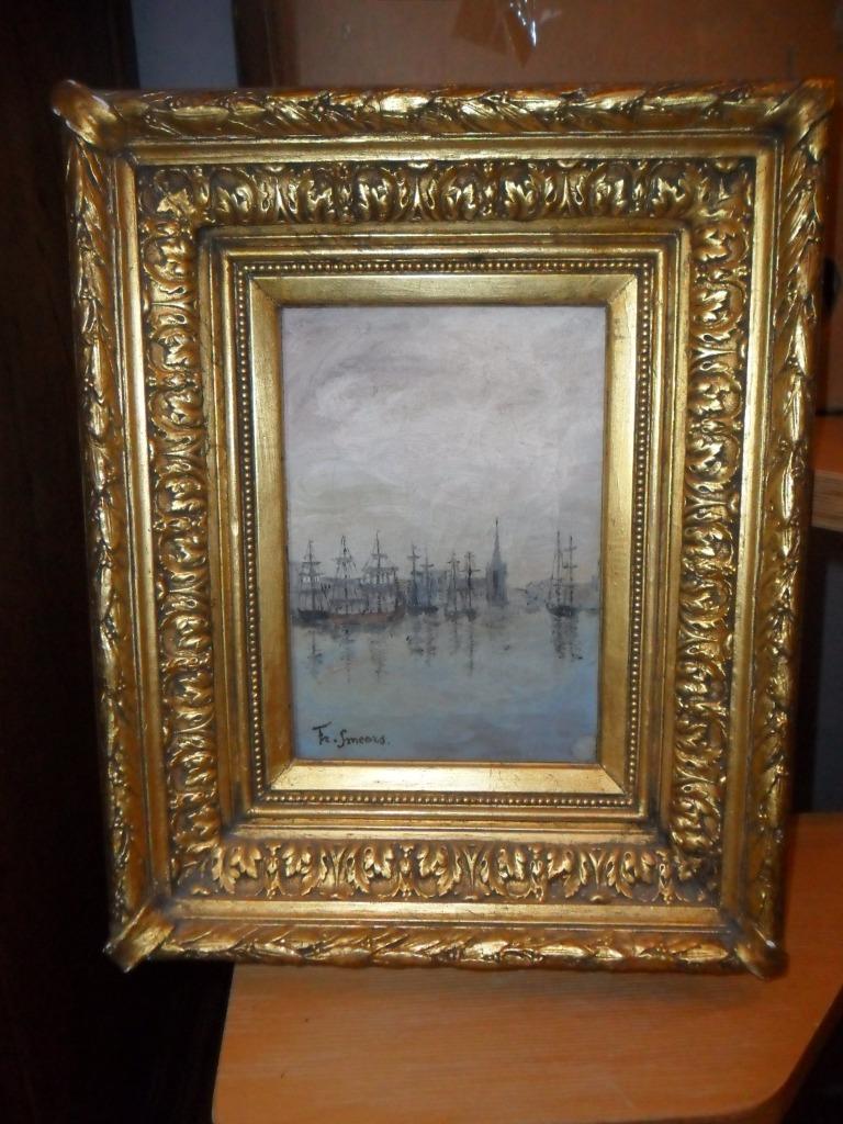 Huile sur toile Frans Smeers (Bruxelles 1873-1960), Antiquités & Art, Art | Peinture | Classique, Enlèvement ou Envoi