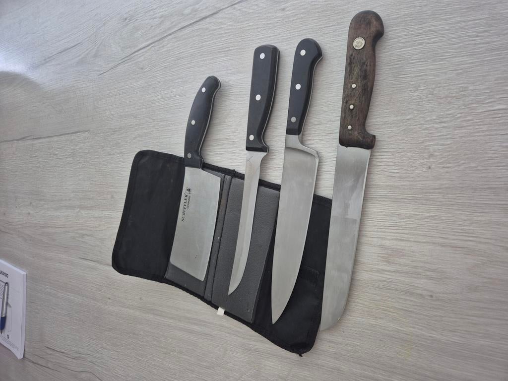 Keukenmessen, Ophalen, Gebruikt