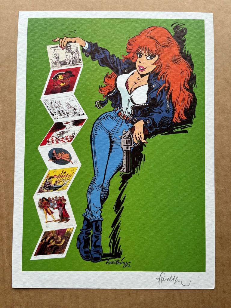 Rubine - Ex-libris - Festival de Seraing - Walthéry, Livres, BD, Envoi