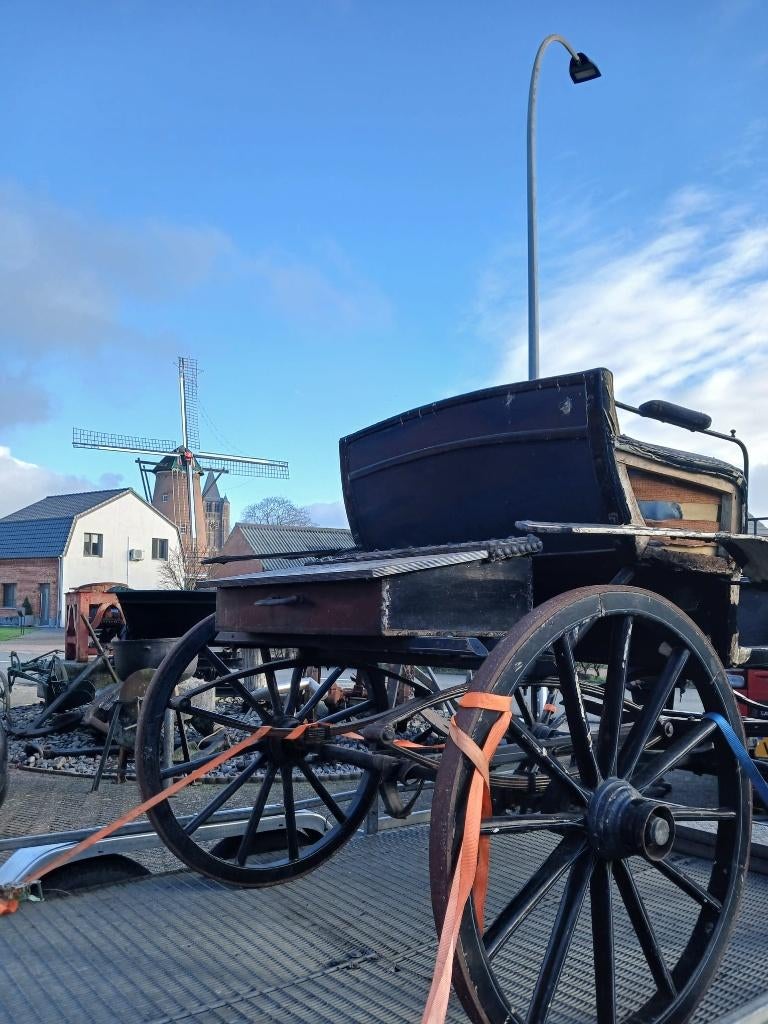 Antieke koets, rijtuig, restauratieproject, Gebruikt, Overige typen, Paard