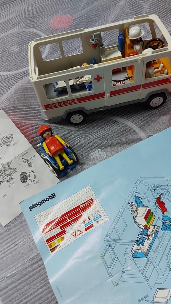 Ambulance playmobil vintage, Ophalen