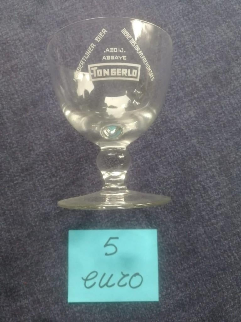 Bierglas Norbertijner bier Tongerlo - brouwerij Haacht - €5, Verzamelen, Ophalen of Verzenden, Glas of Glazen