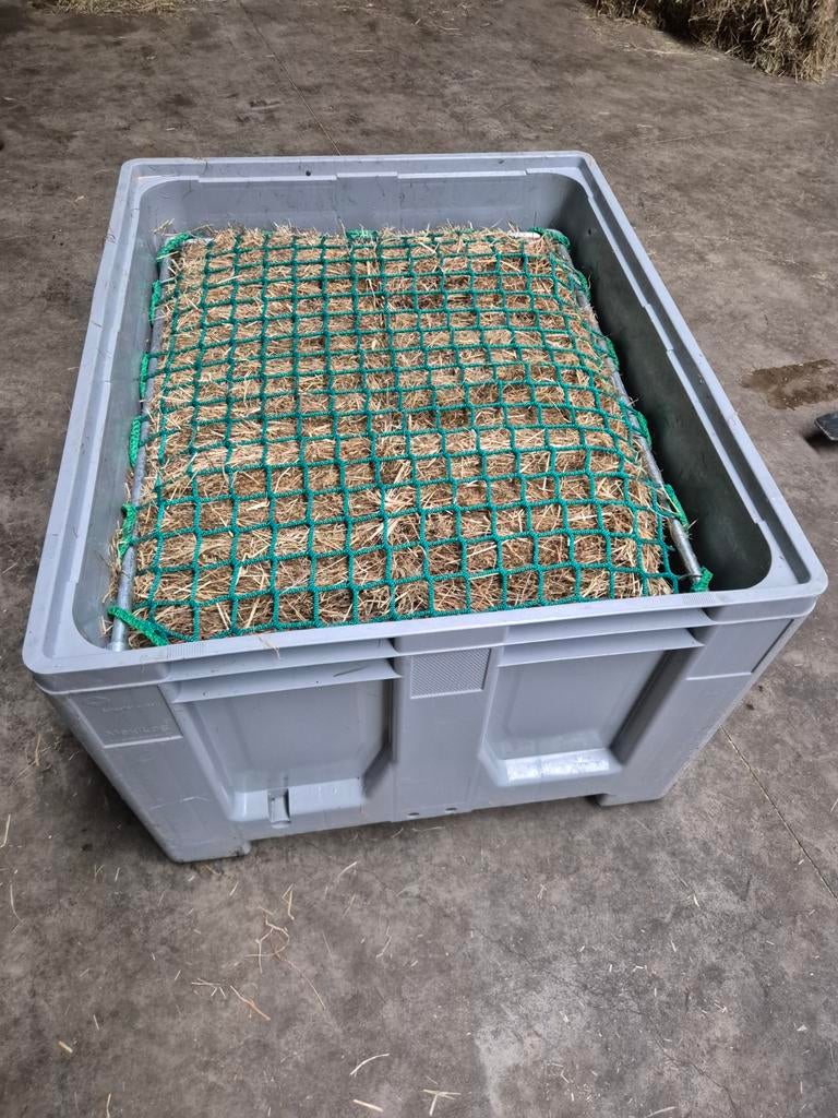 Slowfeeder palletbox palletbak hooibak krat bak, Ophalen, Krat