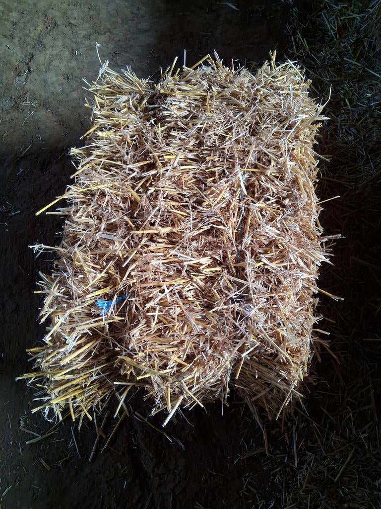 Tarwe stro 2.5€/baal, Ophalen