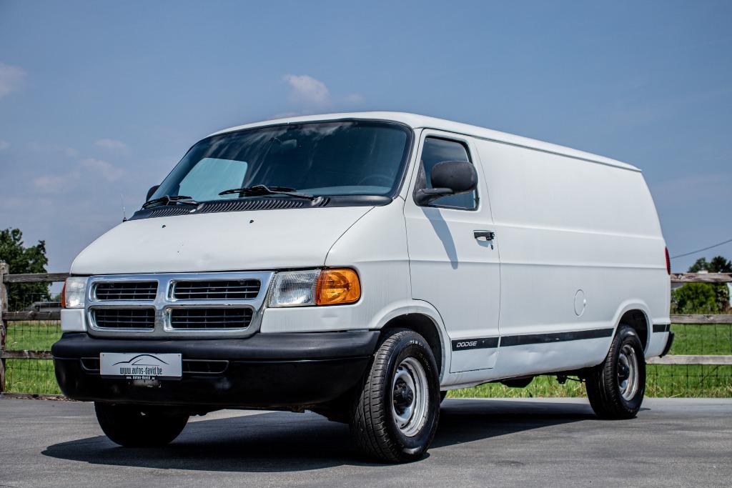 Dodge Ram 1500 Van / LPG / LICHTE VRACHT / LEDER / AIRCO !, Auto's, 3906 cc, 131 kW, Wit, Leder