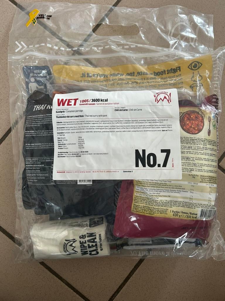 Ration de combat Suédoise, Ophalen of Verzenden, Nieuw