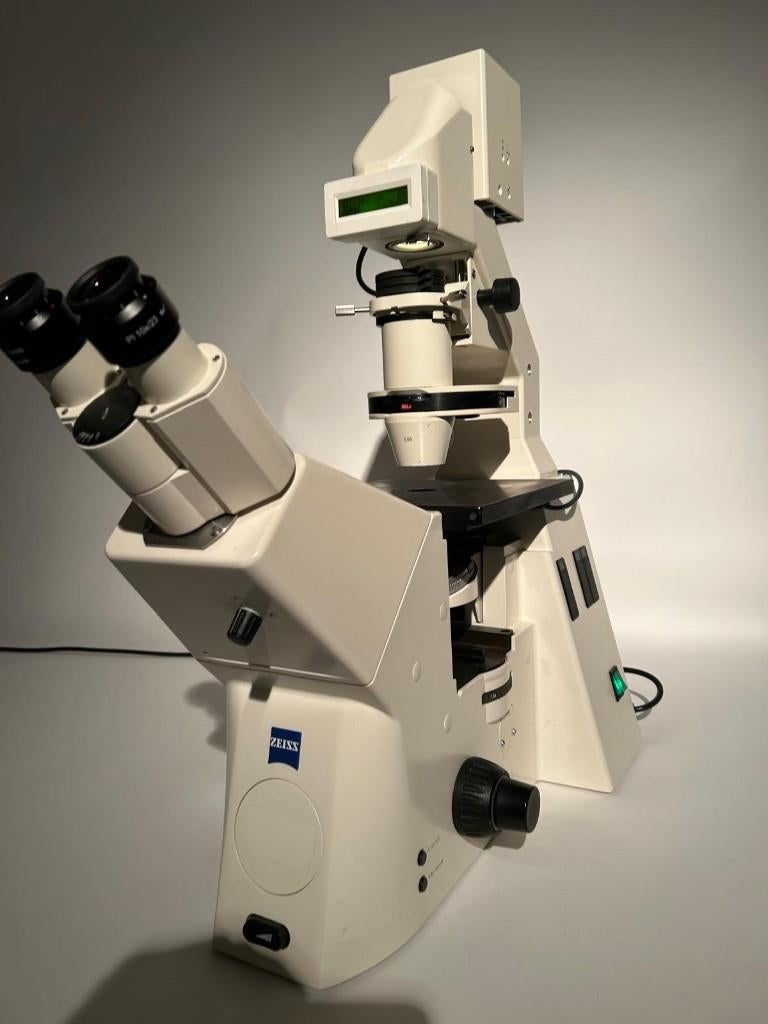ZEISS Axiovert 200 - Inverted Microscoop, Audio, Tv en Foto, Ophalen, Gebruikt, Minder dan 400x, Biologische microscoop
