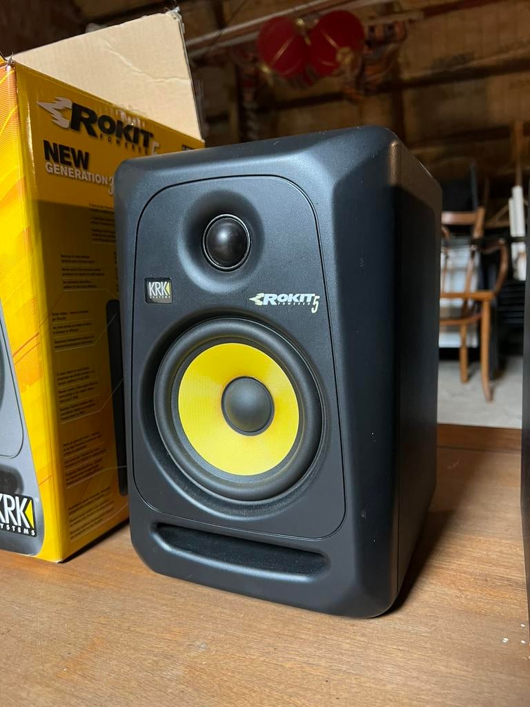 KRK Rokit 5 G3, Audio, Tv en Foto, Luidsprekerboxen, Ophalen, Zo goed als nieuw