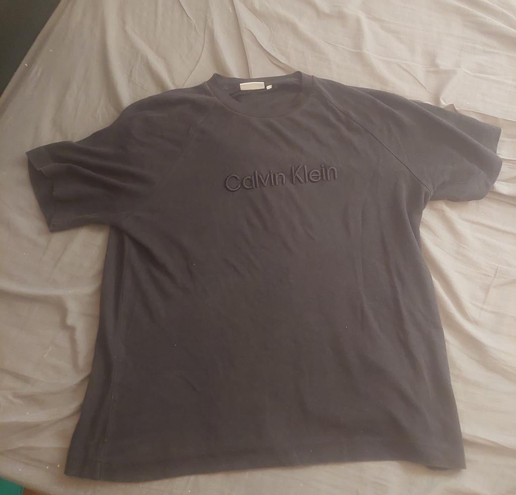 Calvin klein zwarte thisrt, Ophalen, Zwart, Gedragen, Calvin Klein