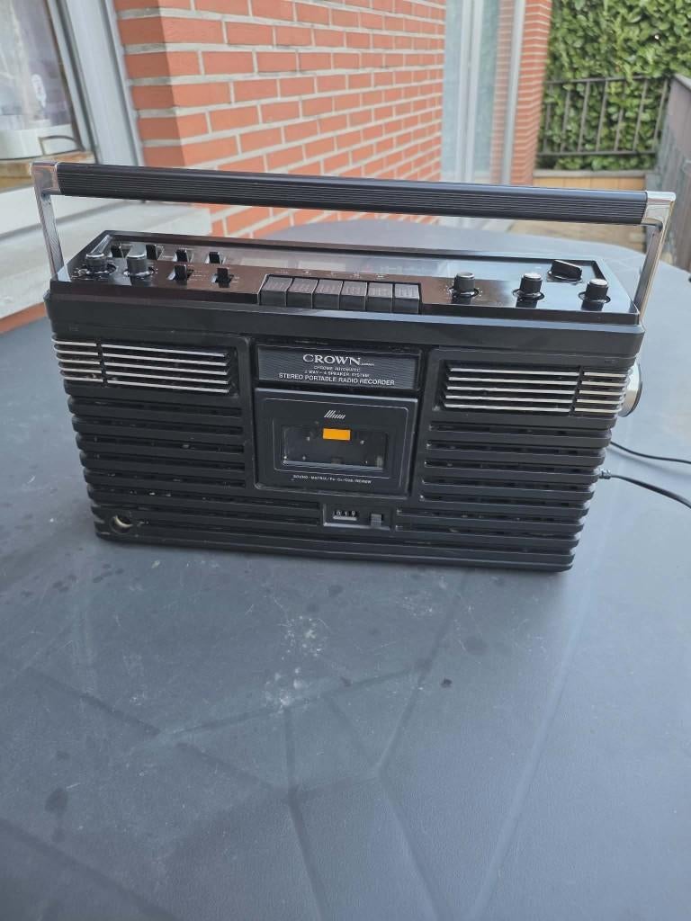 CROWN CSC 630FW - Radio boombox, Enlèvement ou Envoi, Utilisé, Radio