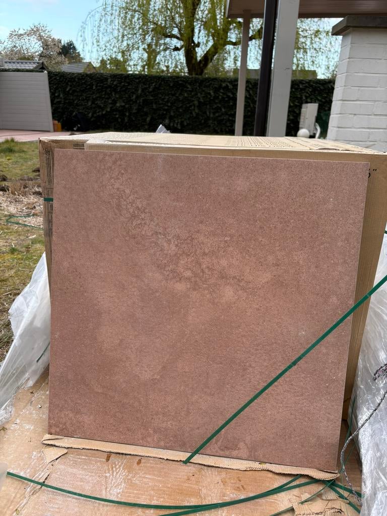 Terrastegels 60x60, Tuin en Terras, Ophalen, Zo goed als nieuw, Terrastegels